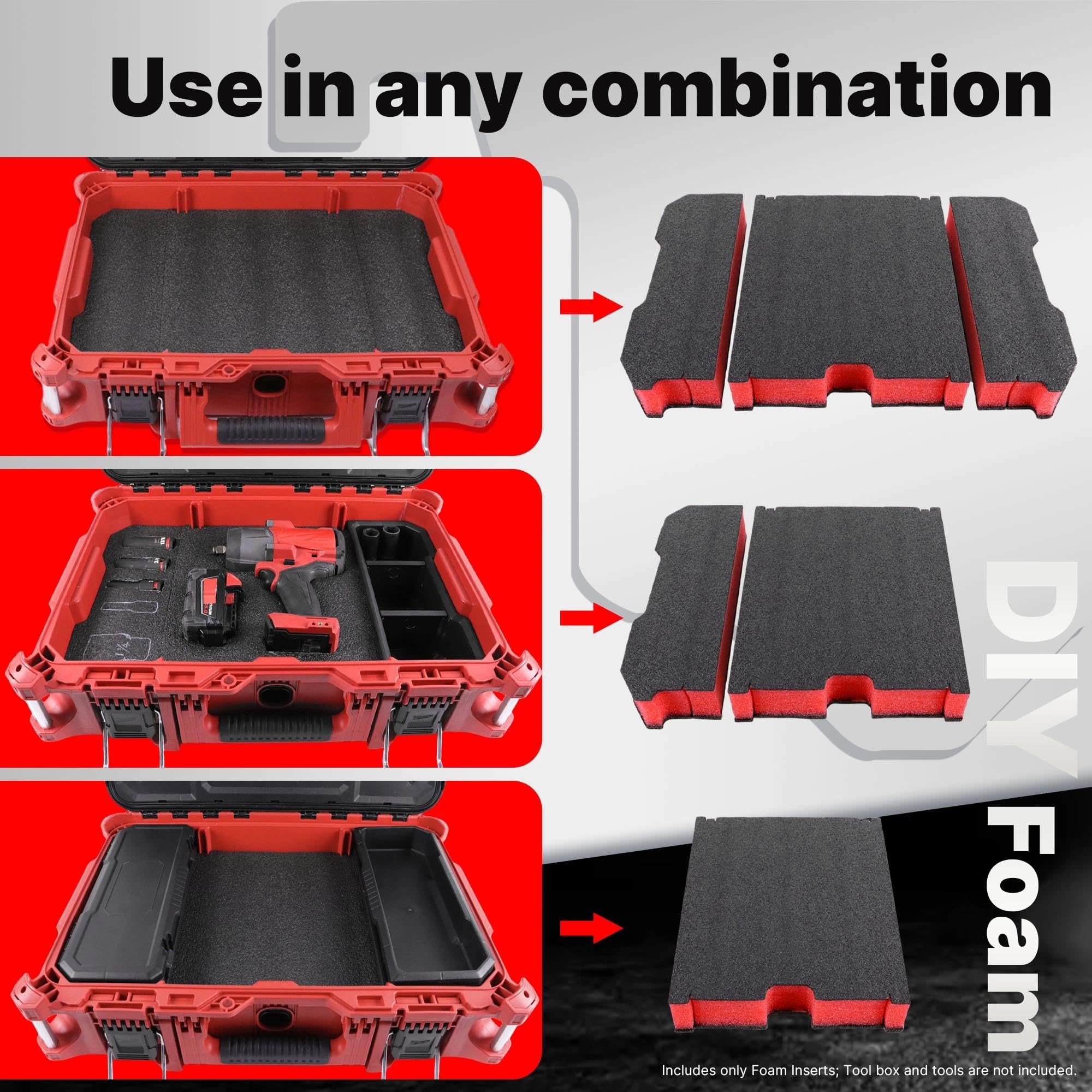 Yudylg 3-in-1 modular foam design supports easy replacements.