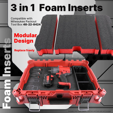Yudylg customizable 60mm foam inserts enable flexible tool layouts.
