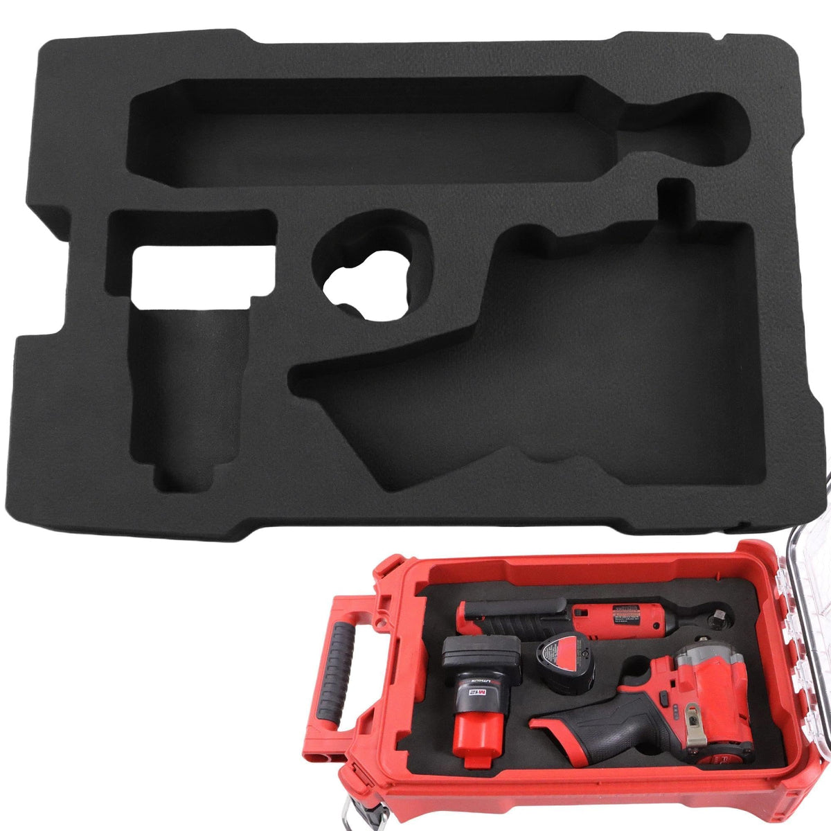 Yudylg EVA liner organizer fits Milwaukee 48-22-8435 for secure transport.