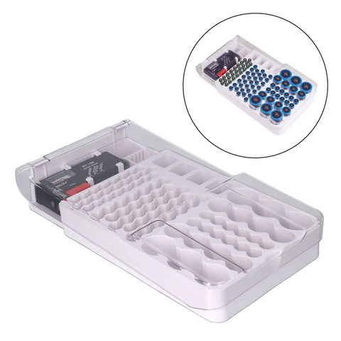 Yuecoom large capacity battery storage container holding many batteries