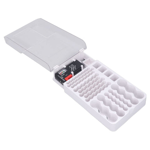 Yuecoom siding-mount battery organizer suitable for drawers or cabinets