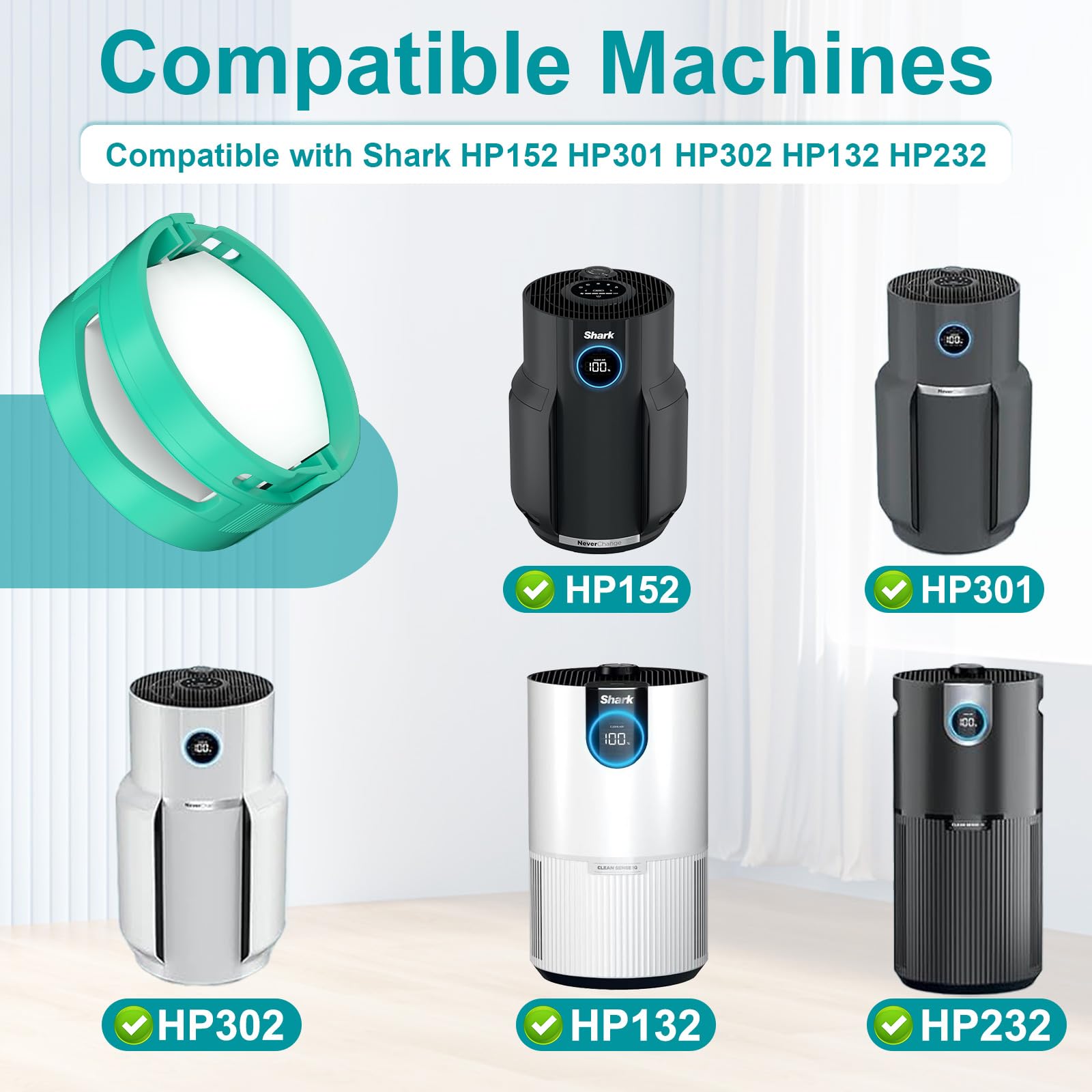 YUEFENG cartridge for Shark AZ3002/AZ4002 demonstrates easy installation and odor control.