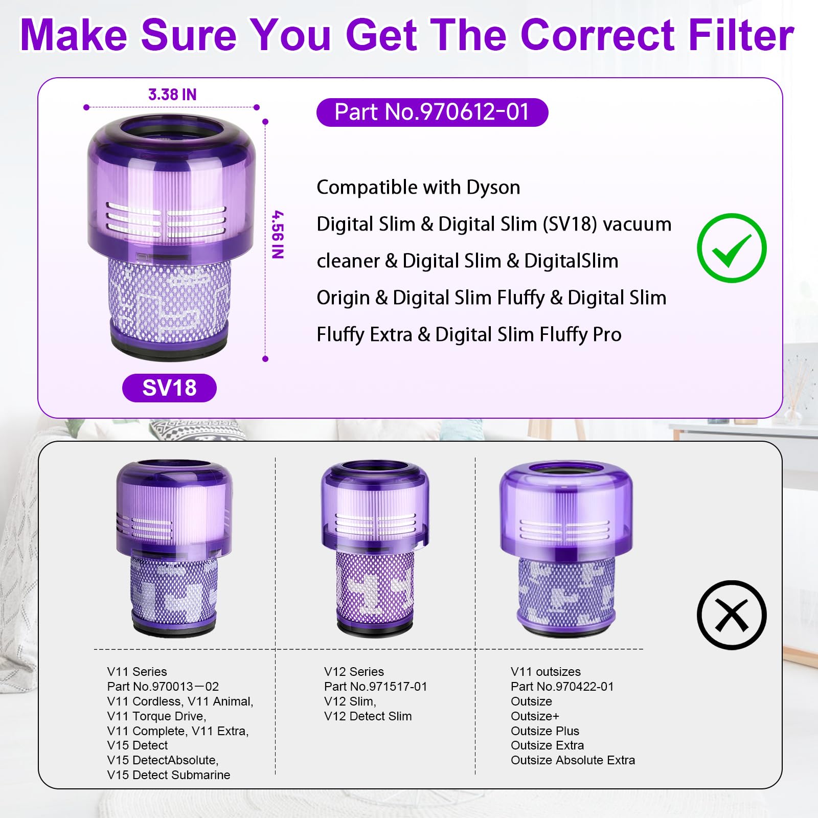 YUEFENG vacuum in use with SV18 filter improves airflow