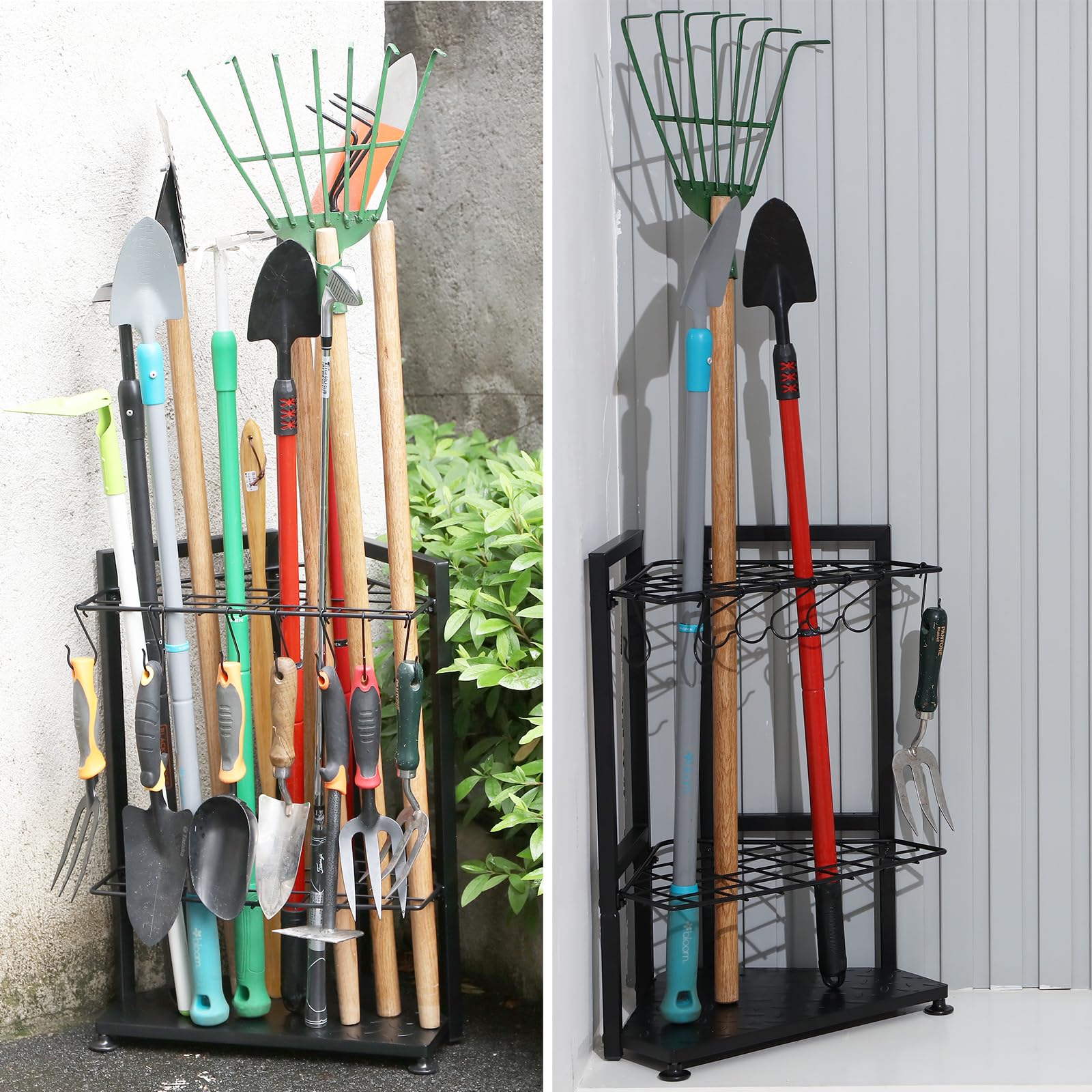 YueTong storage compartments hold up to 60 lb each for sturdy organization