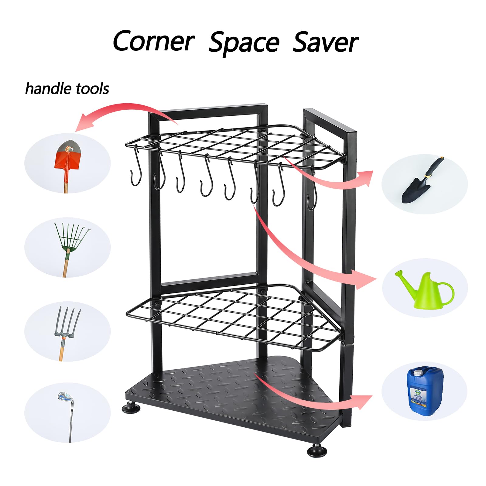 YueTong free standing rack ready for quick setup without wall mounting