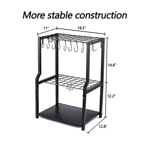YueTong unit placed in a garage corner demonstrates efficient space-saving organization.