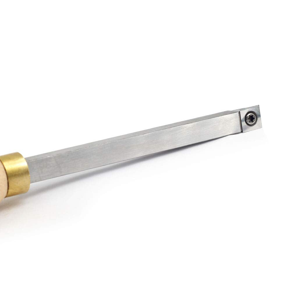 YUFUTOL comfort grip handle reduces fatigue during extended woodturning sessions.