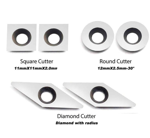 YUFUTOL square 11mm carbide cutter for flat transitions and clean shoulders.