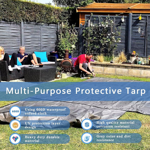 YUFYIG easy-clean tarp that wipes clean for quick reuse.