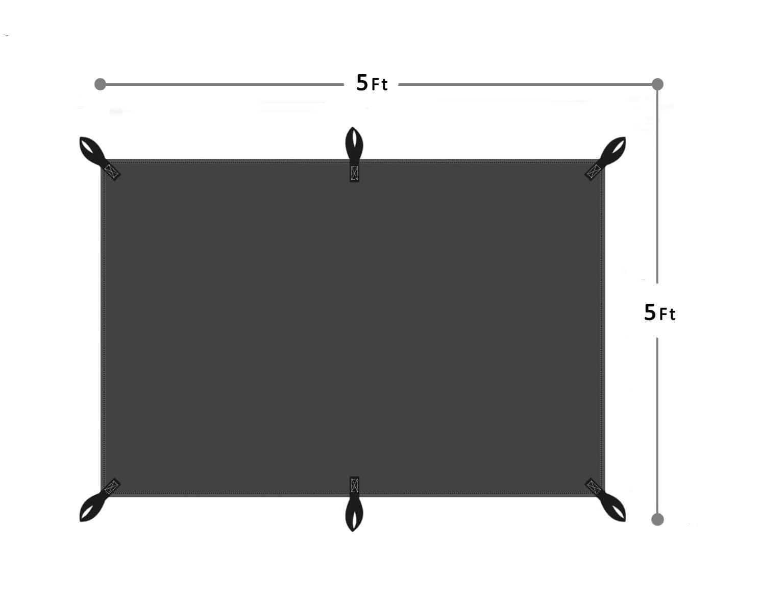 YUFYIG heavy-duty tarp cover uses ripstop fabric for rugged use.