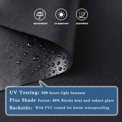 YUFYIG waterproof tarp with taped seams helps prevent leaks.