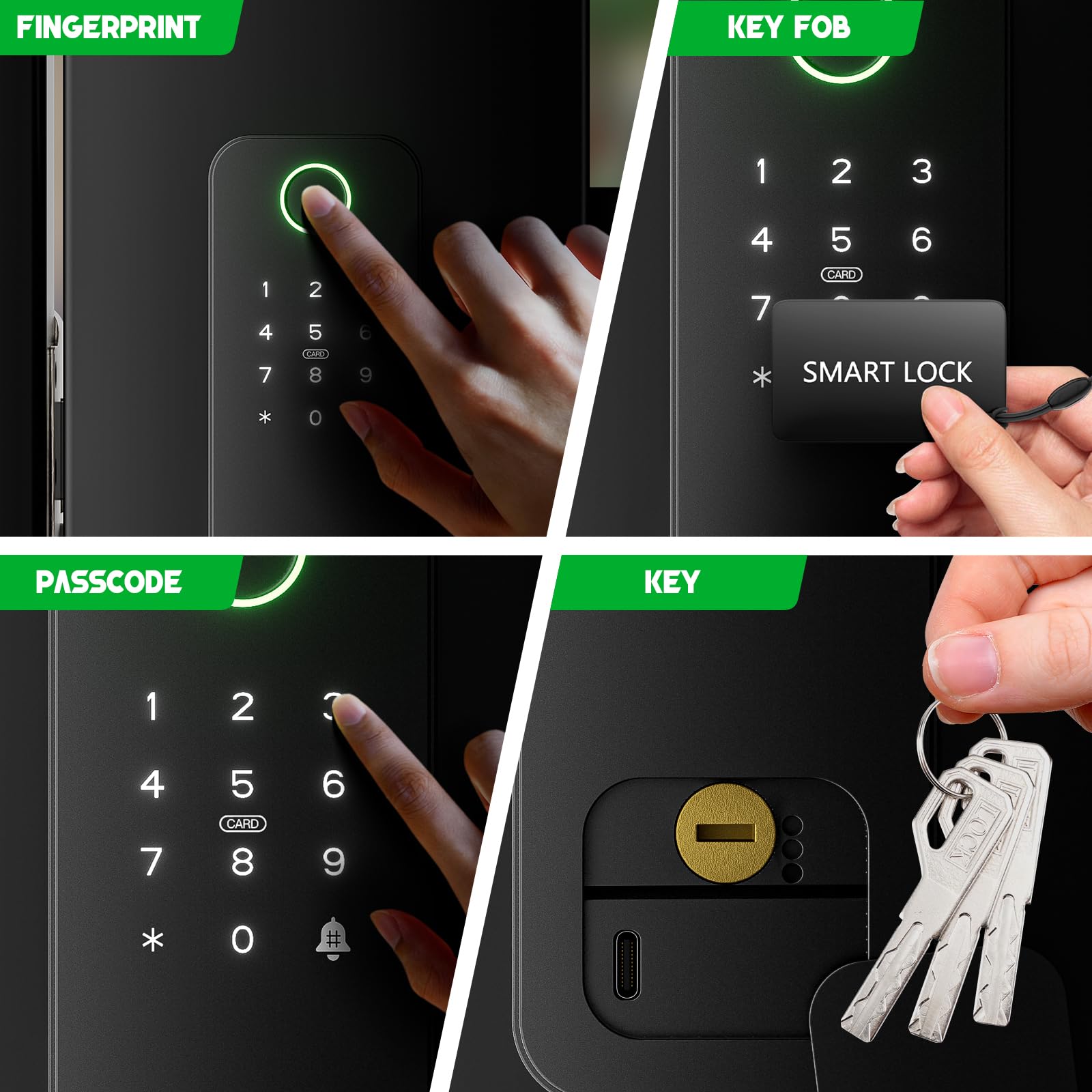 Yuhabaz Smart Gate Lock app control demonstrates remote access convenience.