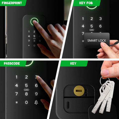 Yuhabaz Smart Gate Lock app control demonstrates remote access convenience.