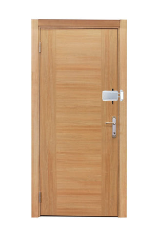 YUHANUS hidden lock hole design emphasizes security with no visible keyhole.
