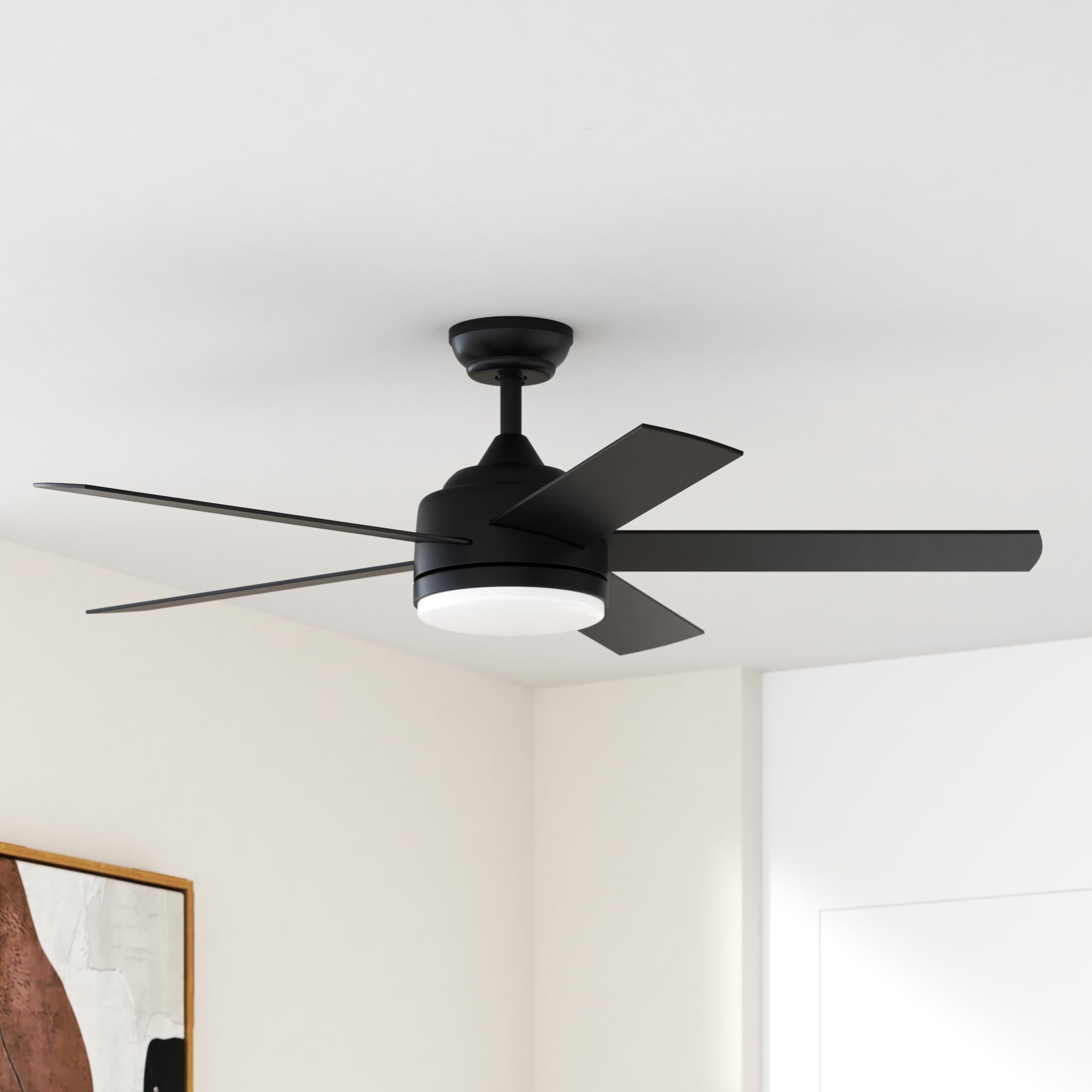 YUHAO DC motor ceiling fan with silicon steel blades for quiet operation