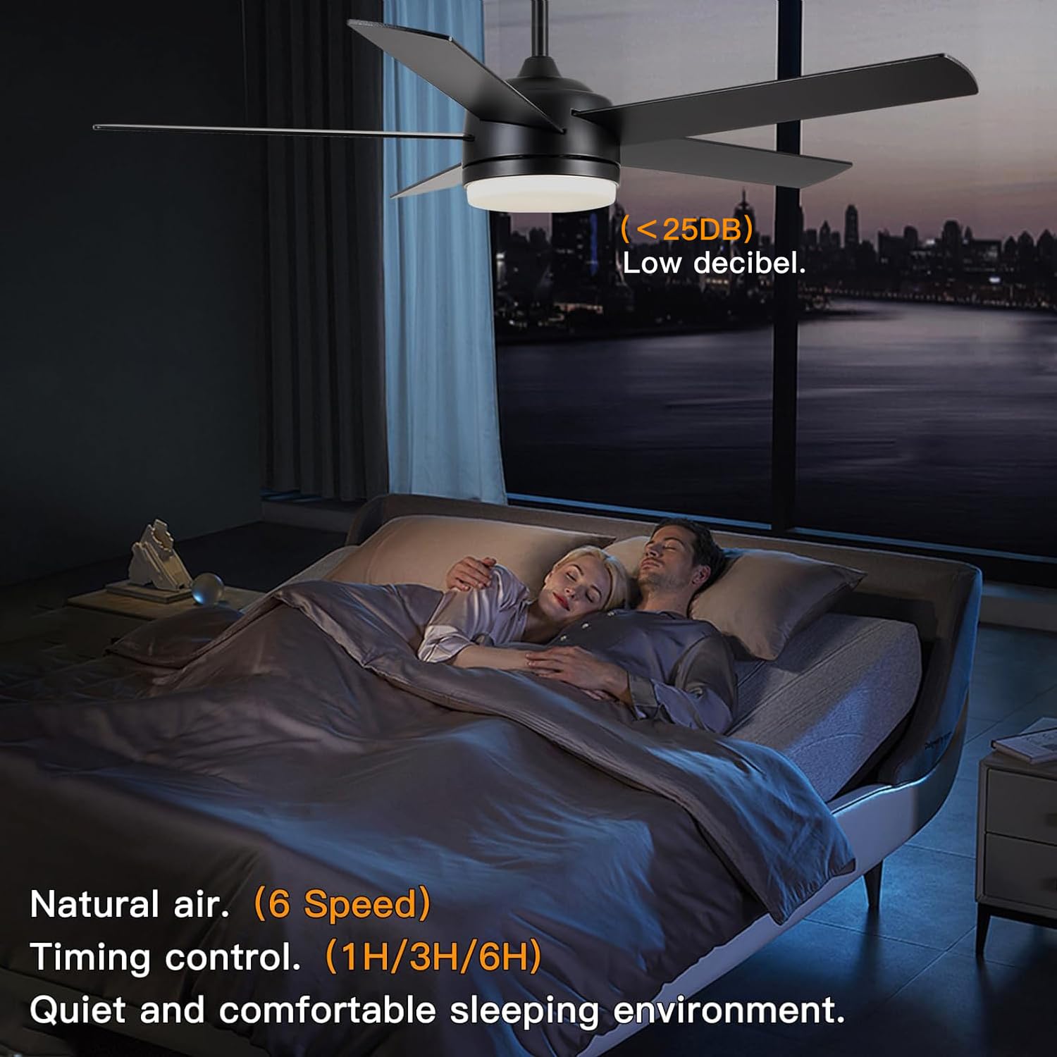 YUHAO six-speed reversible motor for year-round comfort