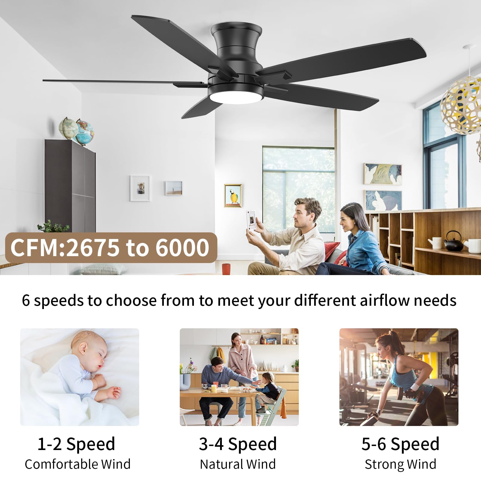 YUHAO three-color LED temperatures: 3000K, 4000K, 6500K