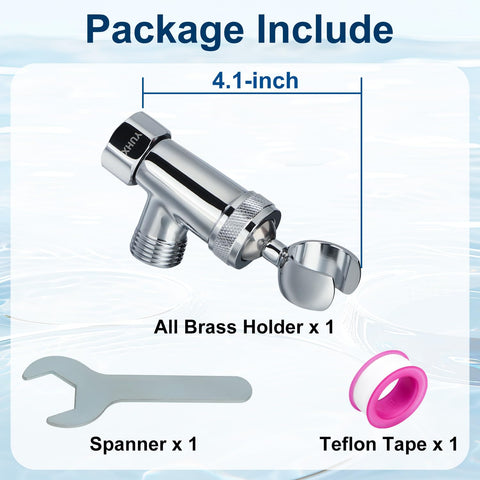 YUHX brass construction eliminates plastic cracking and leaks over time.