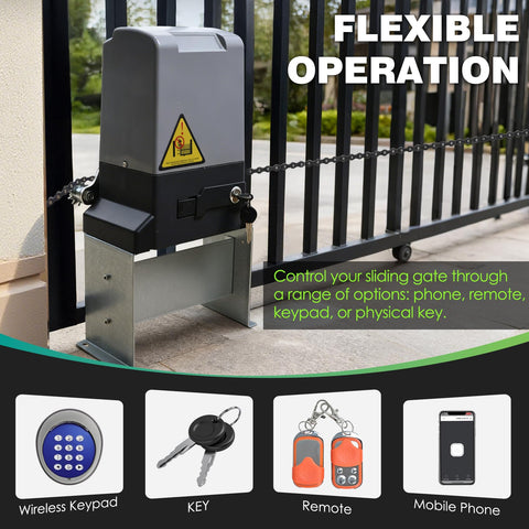 YUKGAMS app control interface showing gate open/close options for convenient access
