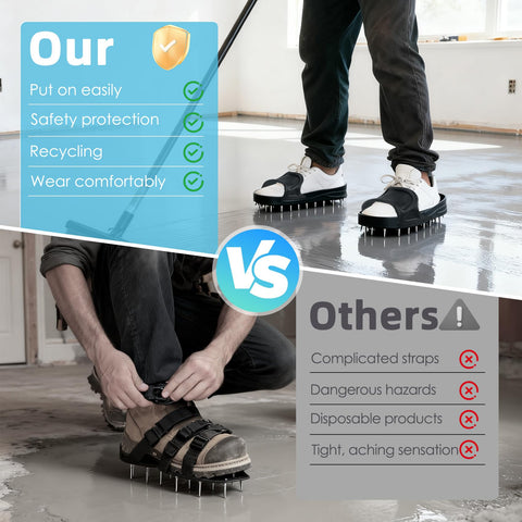 YUKGAMS epoxy shoe spikes suit both pros and DIY projects