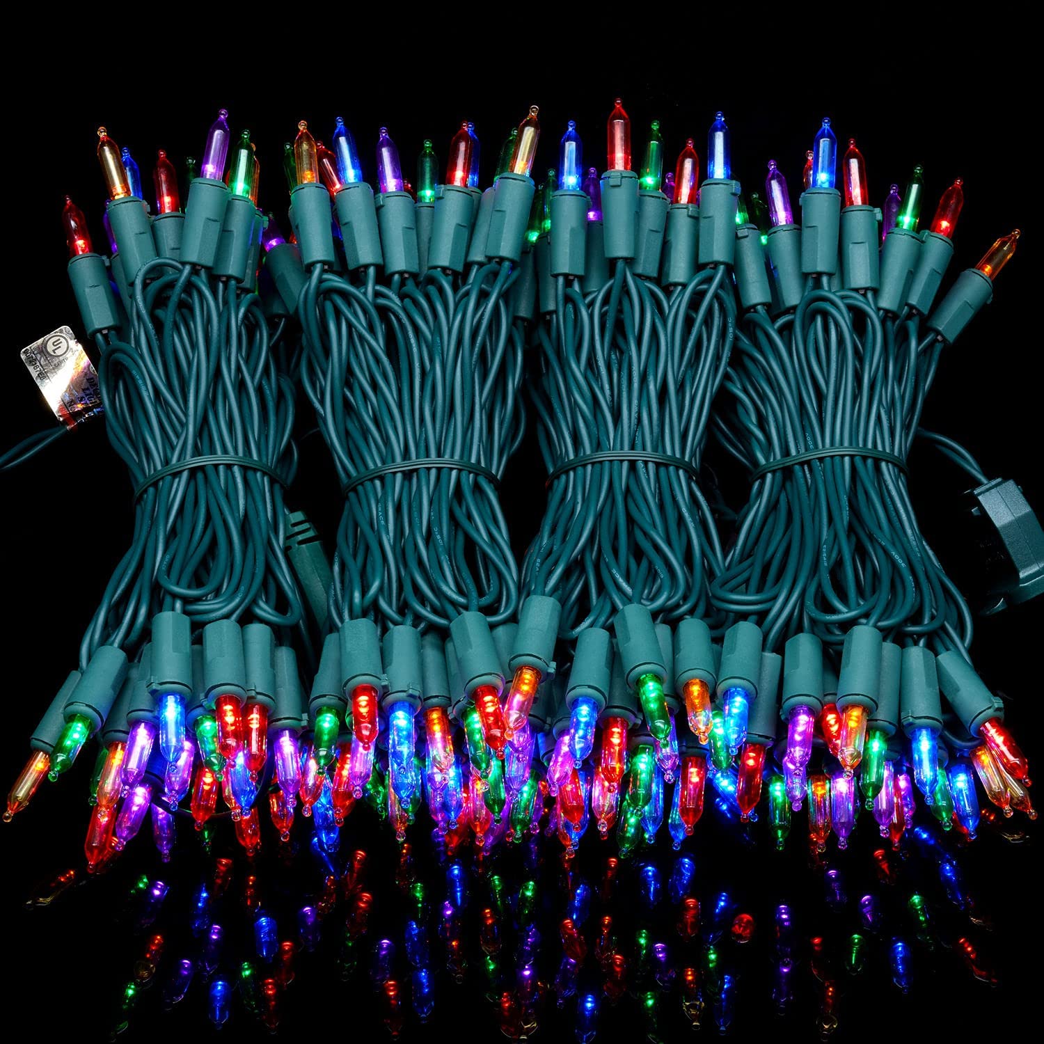 Evenly spaced 4 inch bulbs create uniform color