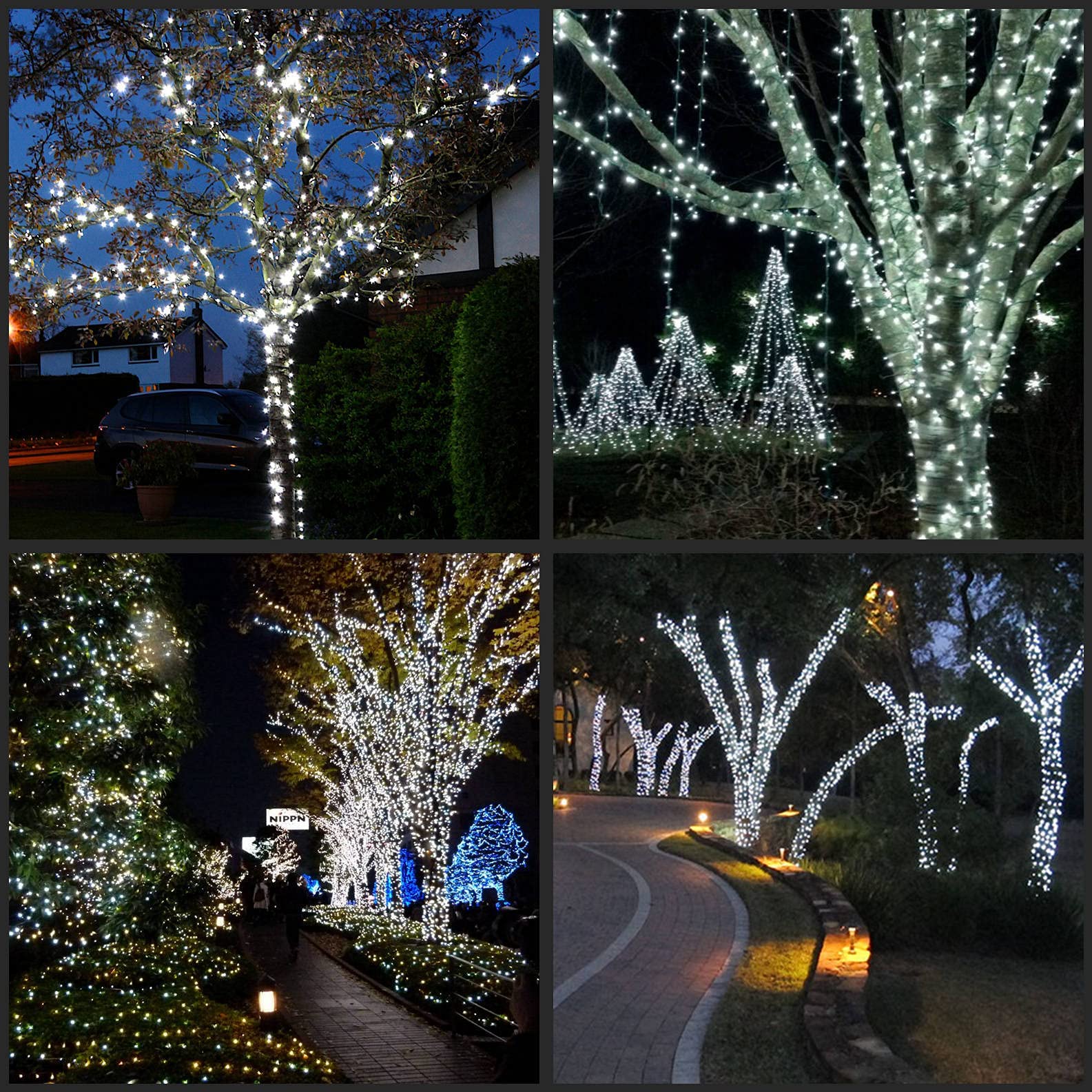 YULETIME 66 ft strand covers large spaces with robust commercial-grade wire.