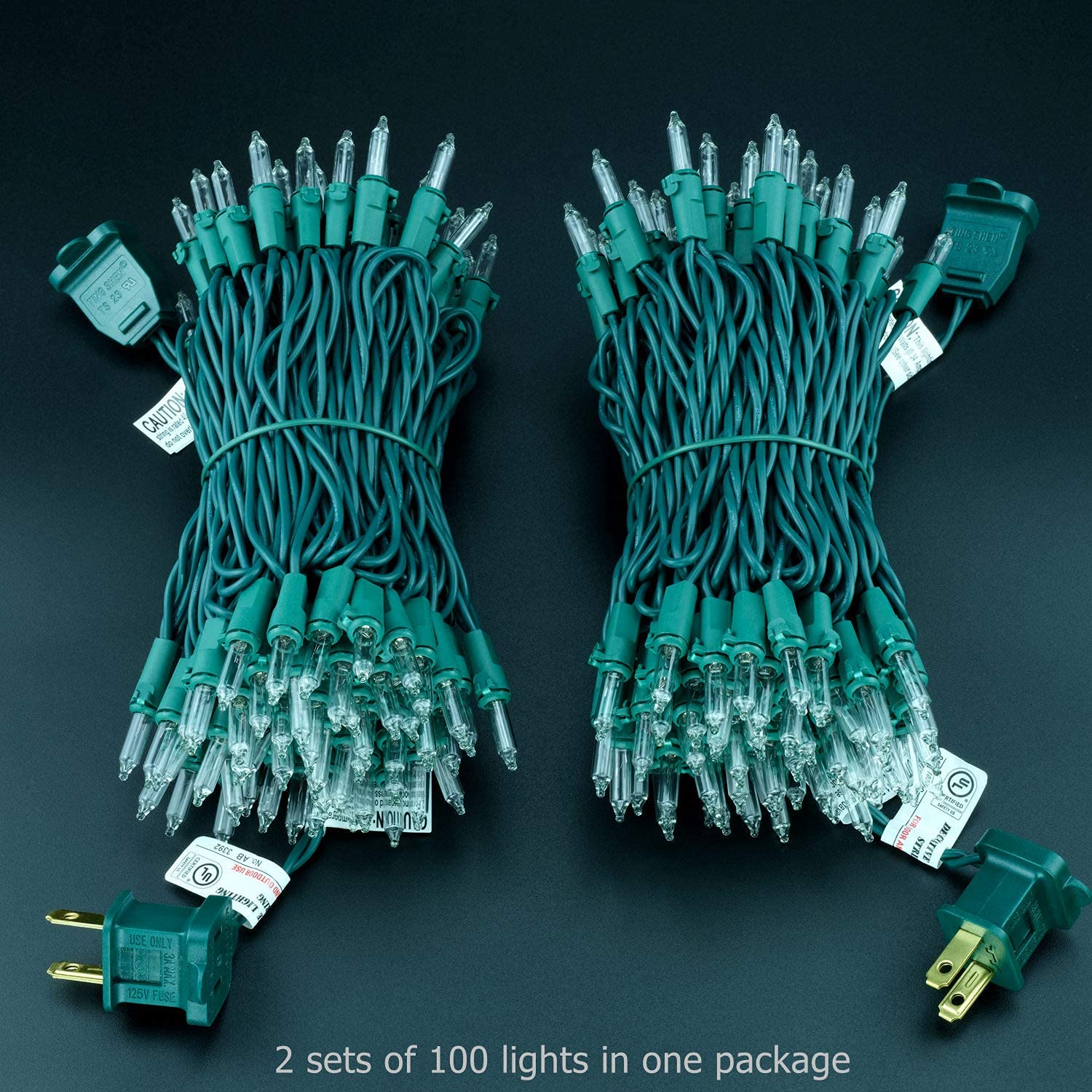 YULETIME replacement bulbs and fuses included for easy maintenance
