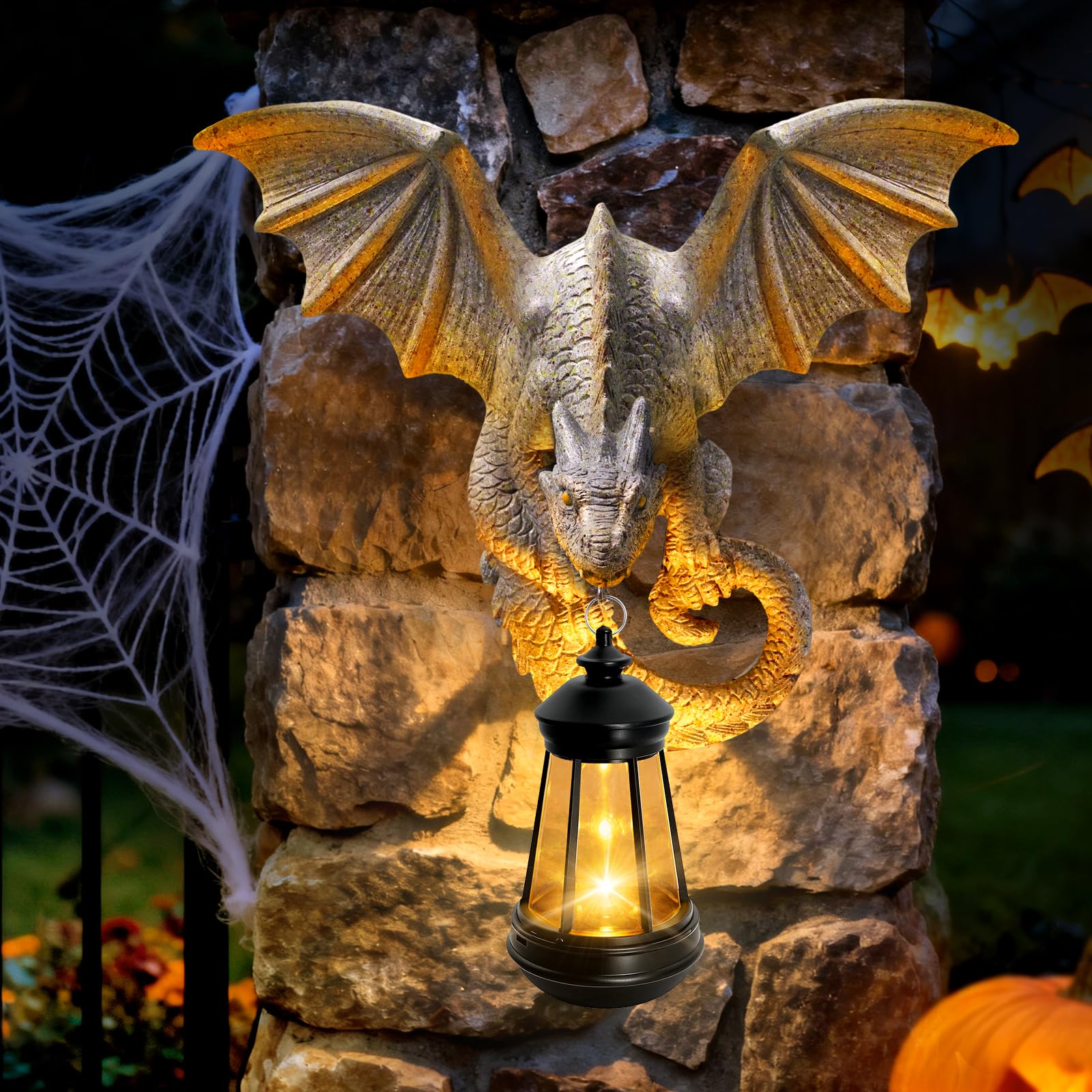 Yulloyello wall-mounted dragon lights up evenings with subtle glow