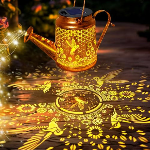 Yulloyello hanging solar lanterns illuminate paths with warm glow and charming garden decor.