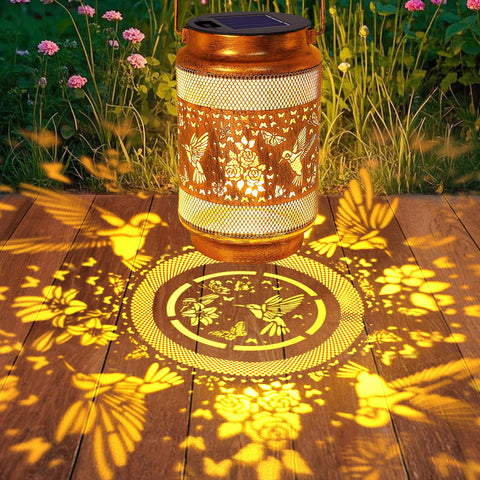 Yulloyello solar panel powering efficient outdoor lighting