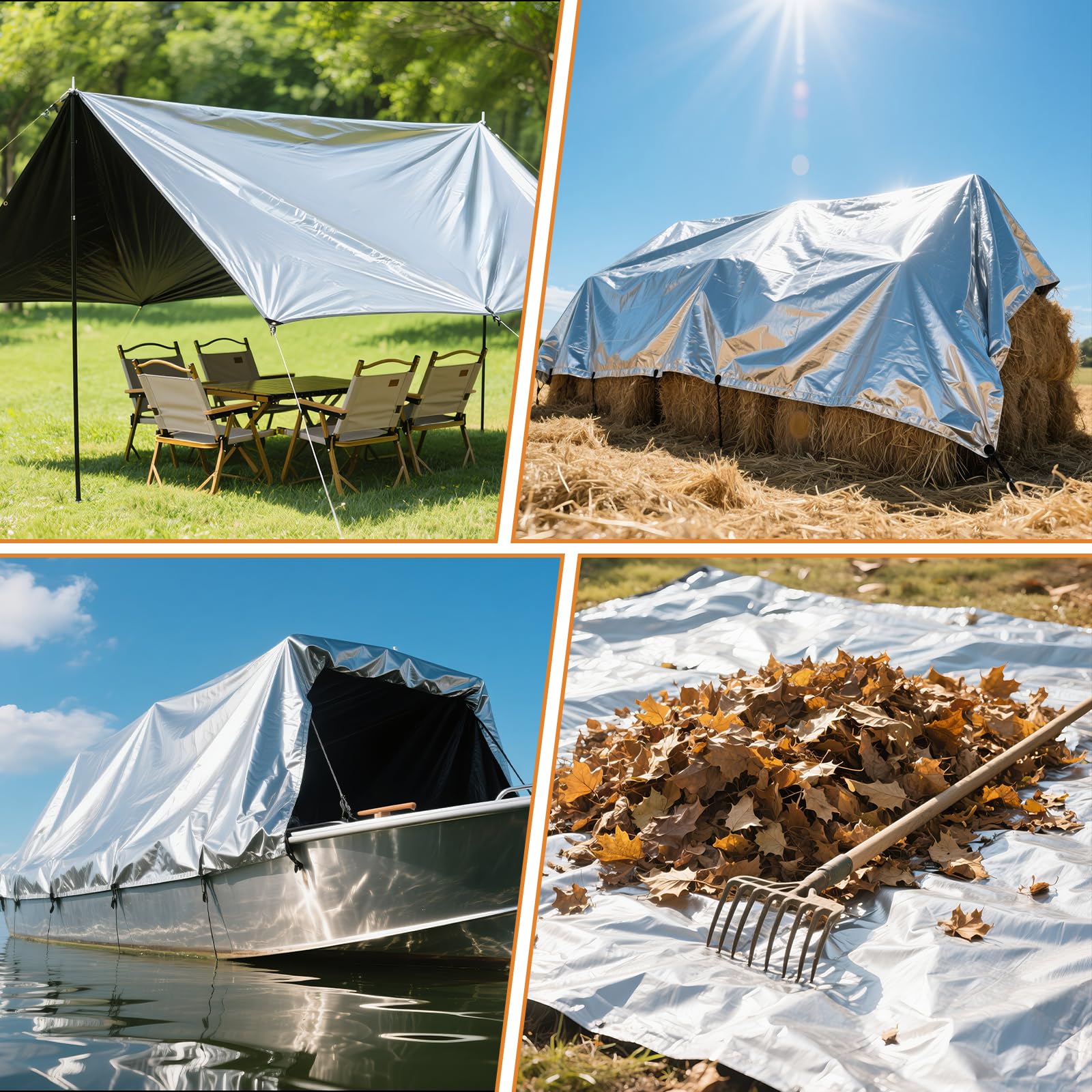 Yumatum 16 mil tarp thickness offers tear resistance during use
