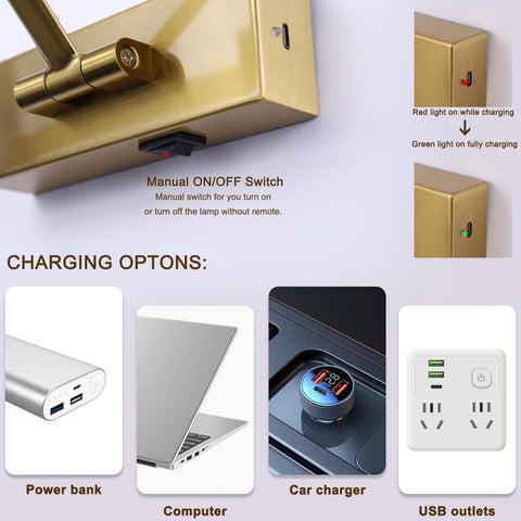 yumcrelect battery powered art light for portable use