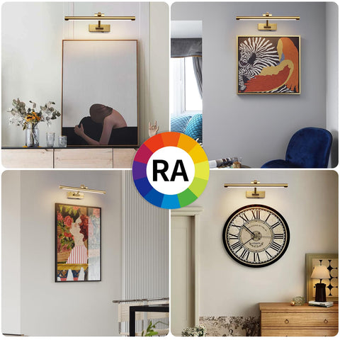 yumcrelect picture frame light tilts 180 to 270 degrees for optimal angle