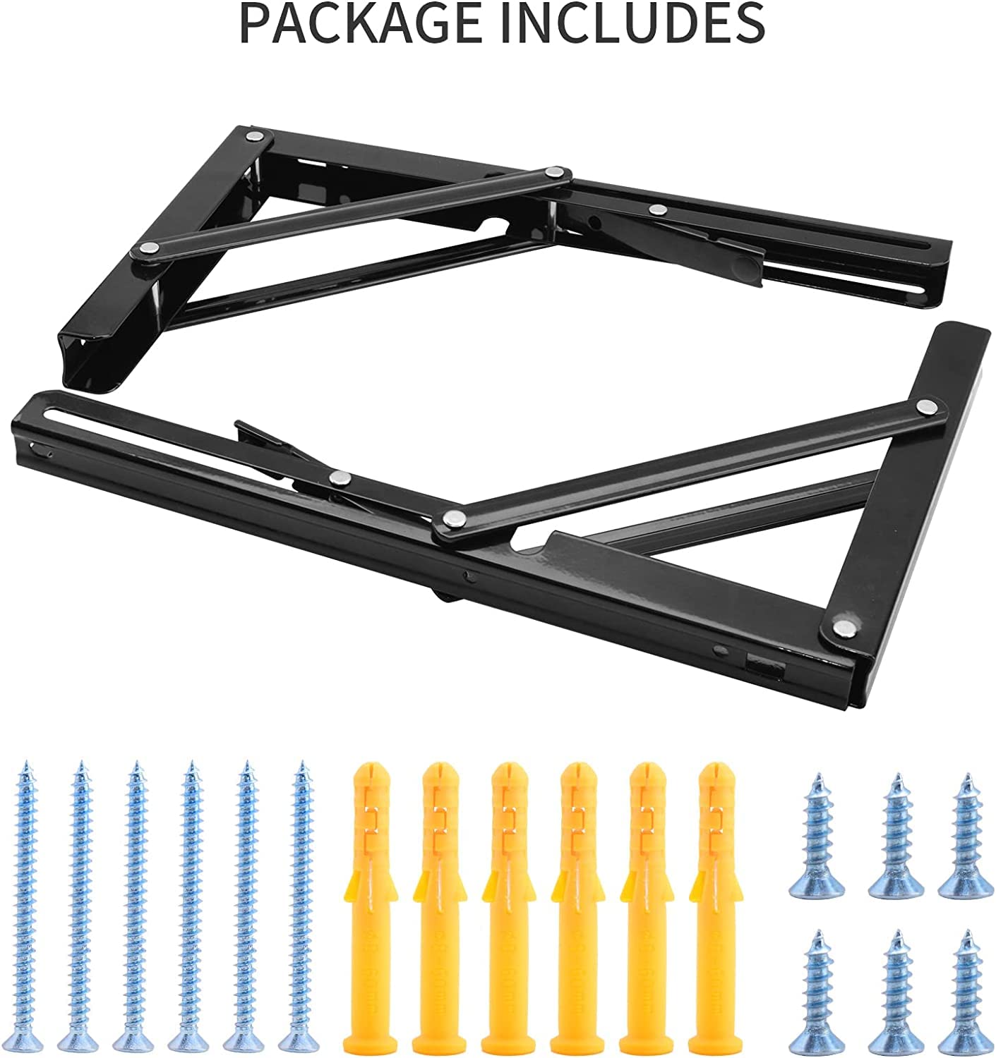 YUMORE folding brackets enable extra work surface beside a bench for flexibility.