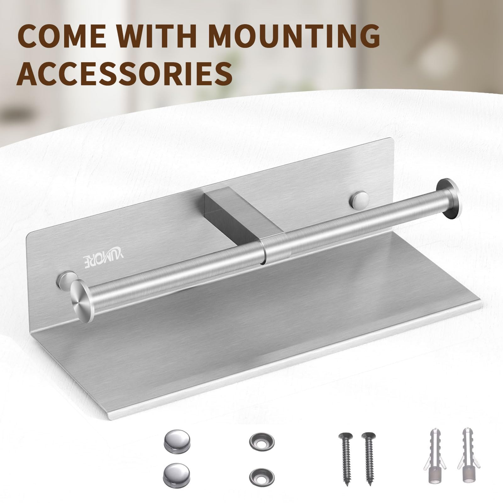 YUMORE option to pair with flushable wipes dispenser for tidy routines