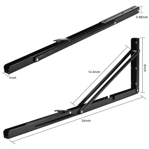 YUMORE L-bracket 90-degree folding hinge enabling quick collapse after use.