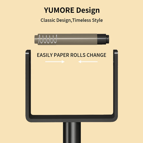 YUMORE wide roll compatibility fits standard and jumbo toilet paper