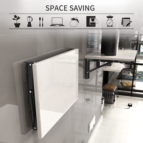 YUMORE compact solution for small spaces with foldable table potential.