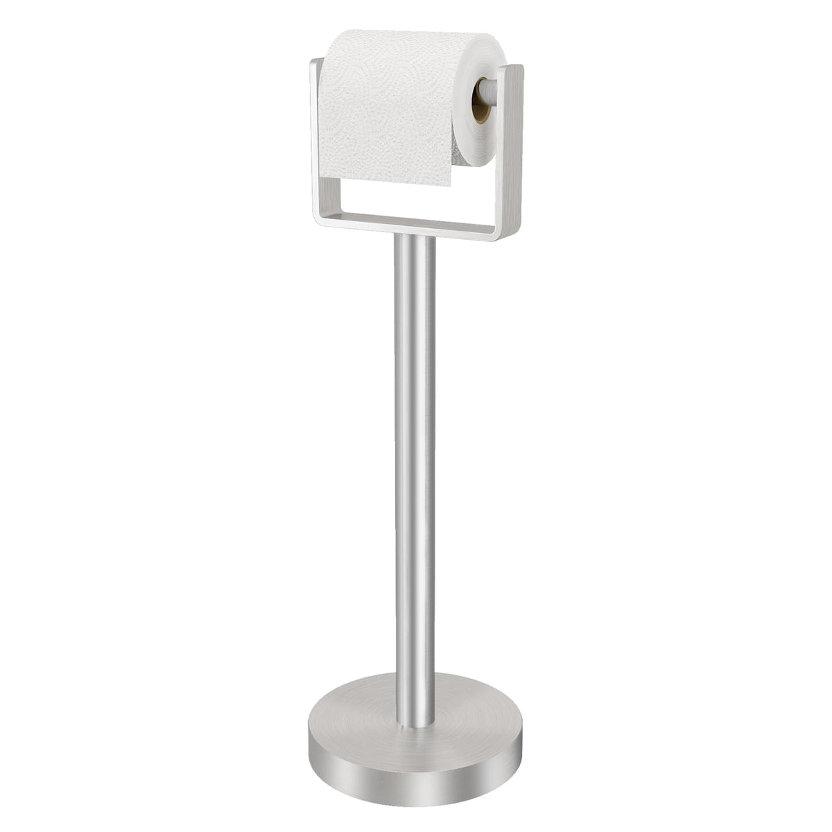 YUMORE toilet paper holder with broad base for stability