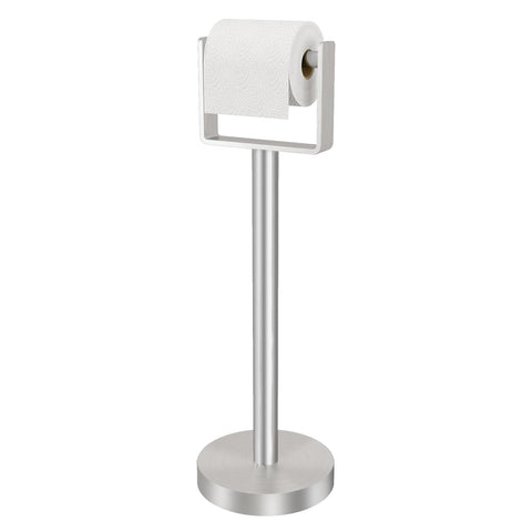 YUMORE toilet paper holder with broad base for stability