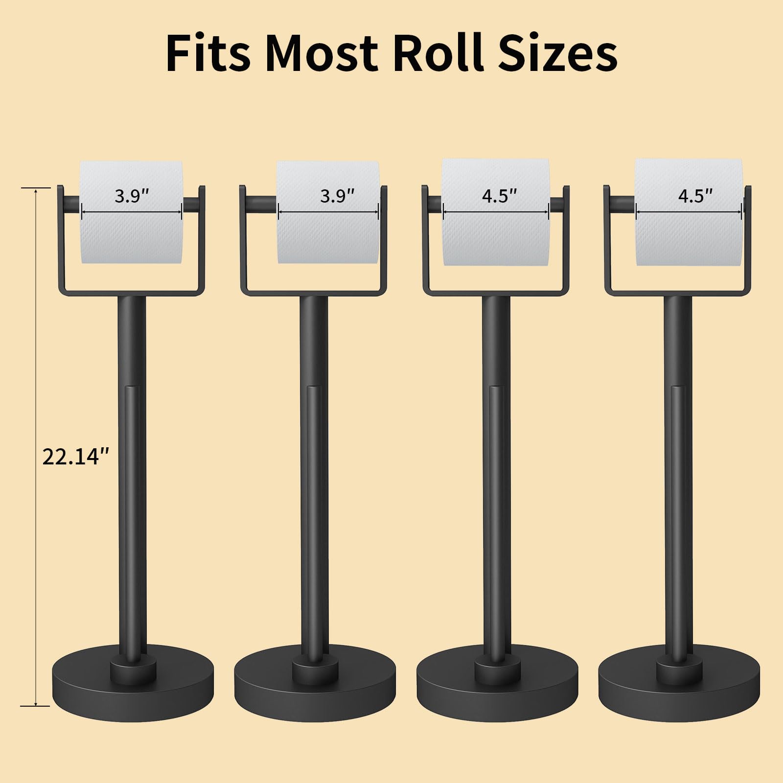 YUMORE easy roll replacement minimizes interruptions in routines.