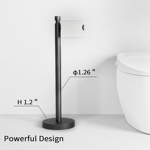 YUMORE weighted base prevents tipping on uneven floors