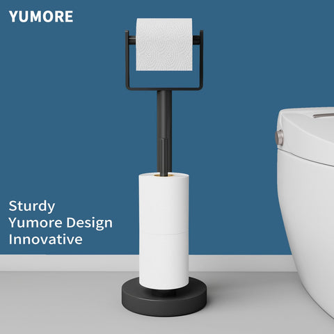 YUMORE stand with weighted base prevents tipping during daily use.