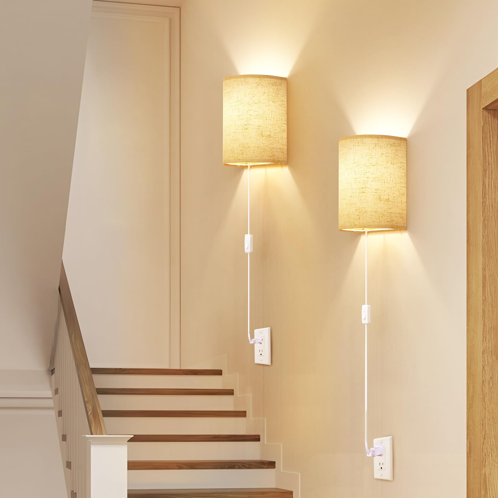 Yunaking gift-ready wall sconce set enhances any home with style