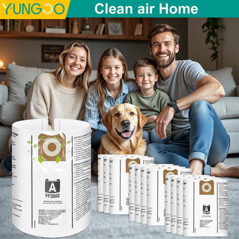 YUNGOO VF3502 extra-capacity design reduces bag changes.