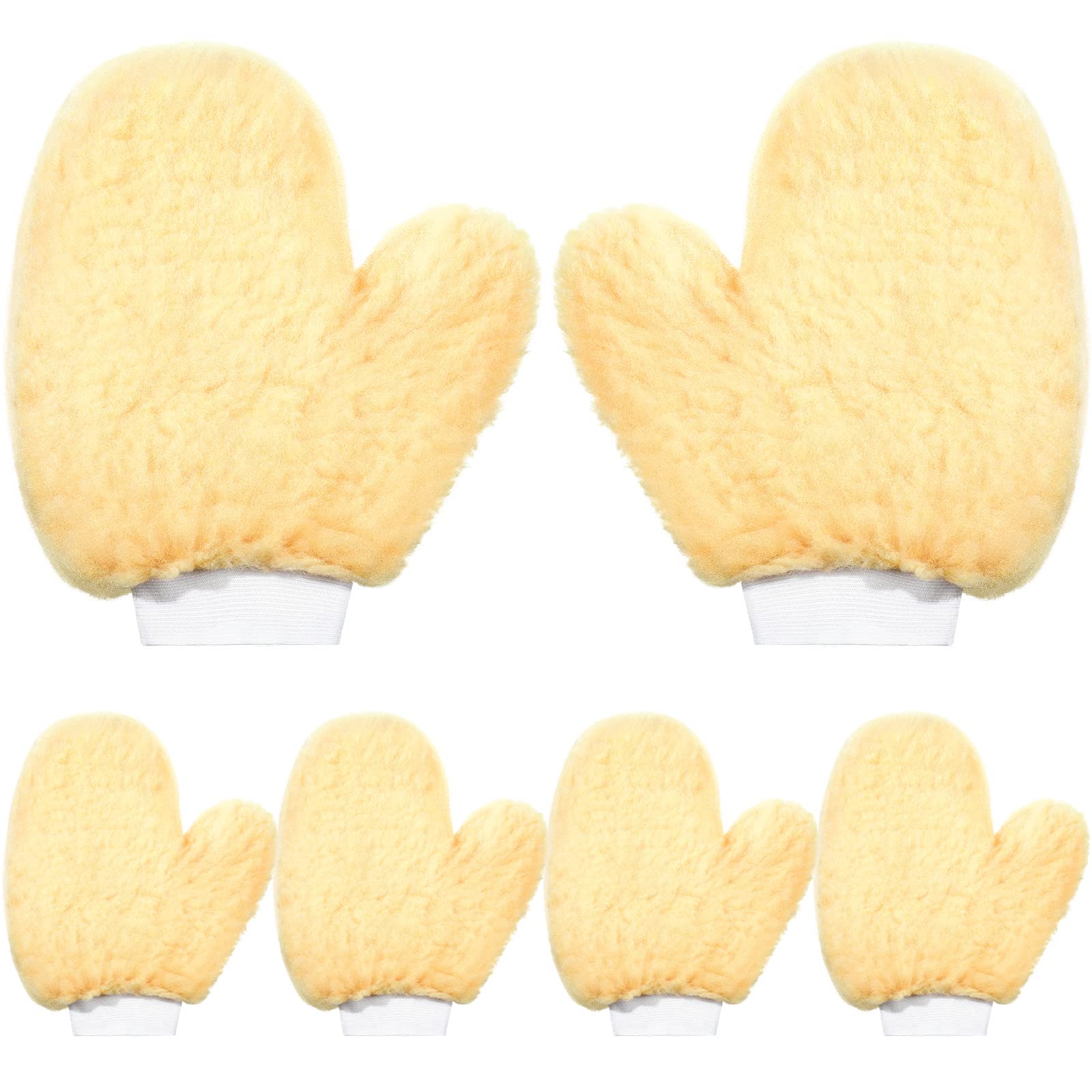 Yungyan paint mitt gloves packaging displays six pieces for easy stocking.
