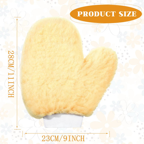 Yungyan mitt gloves soft texture mimics wool for comfortable use.