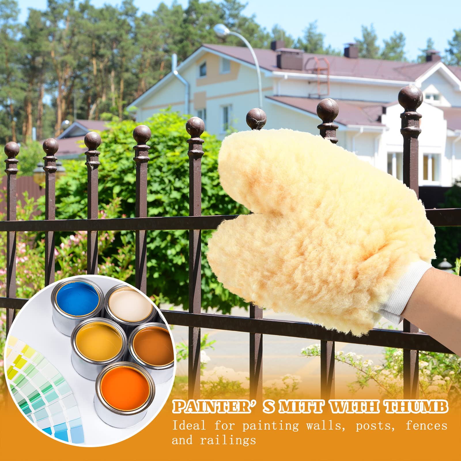 Yungyan mitt gloves thumb design highlights curved surface access.