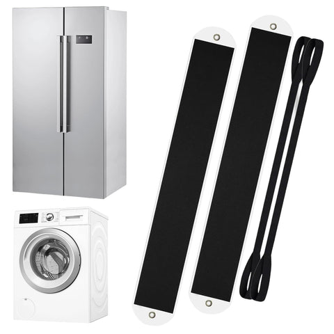 Yunihome appliance sliders move a refrigerator smoothly on hardwood floor