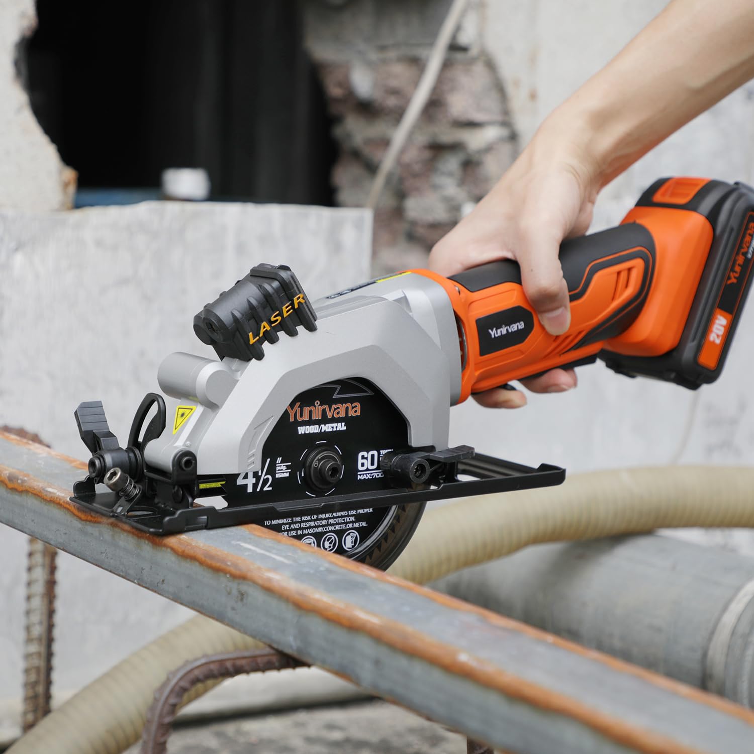 Yunirvana Mini Circular Saw metal blade 60T for hard materials.